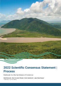 Cover of Scientific Consensus Statement Methods for the Synthesis of Evidence report